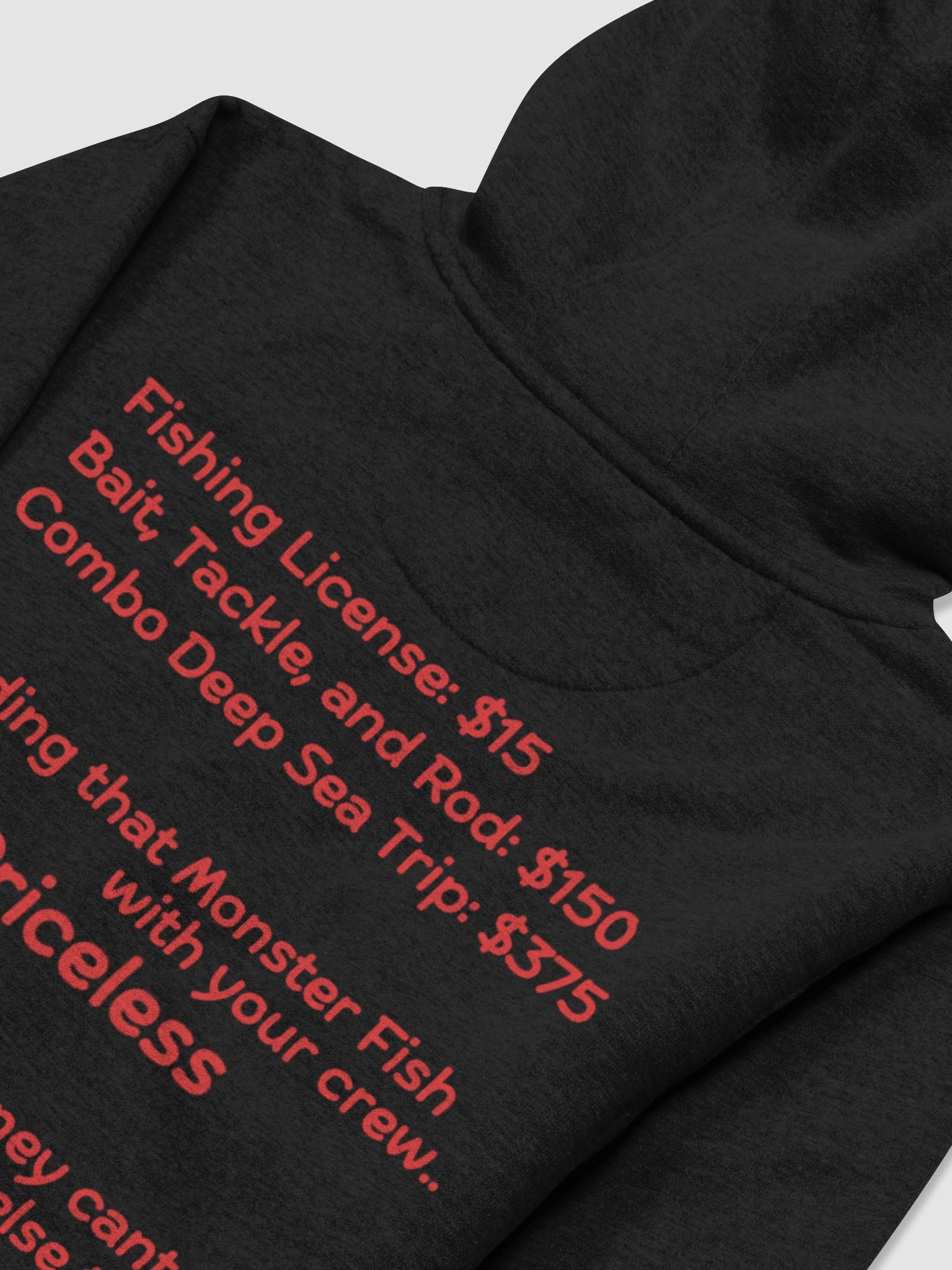 Priceless Deep Sea Fishing Red Font product image (4)