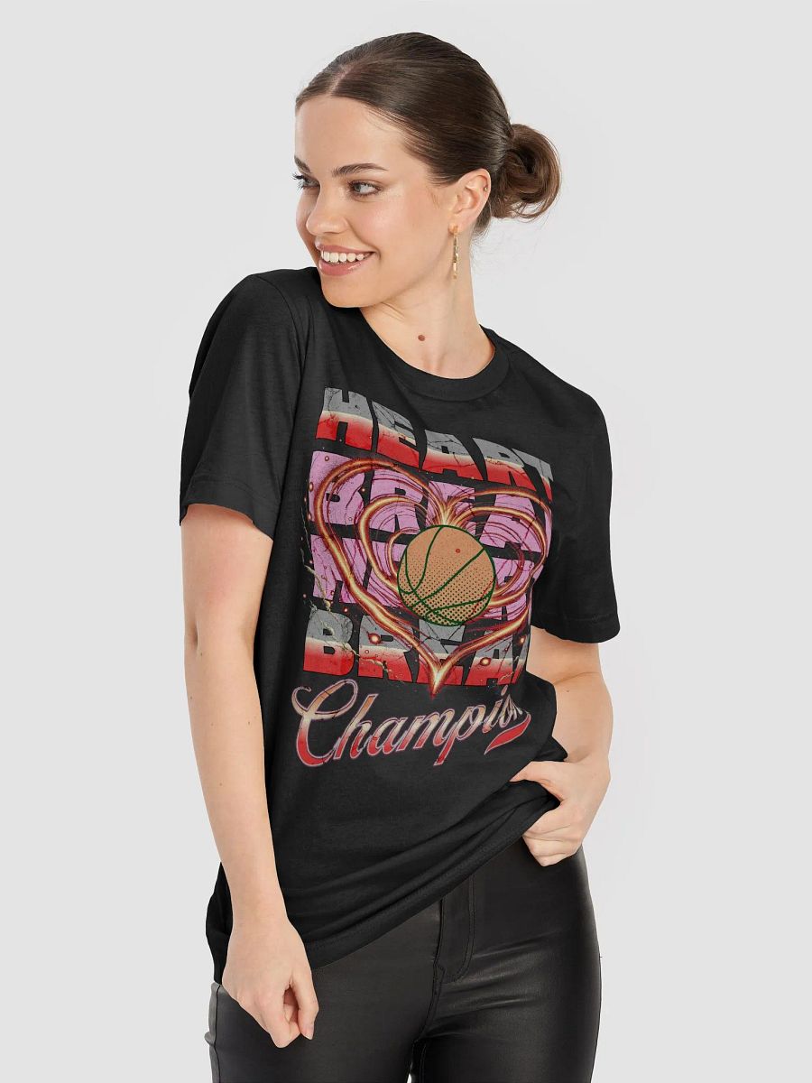 Heartbreak Champion Basketball Heart T-Shirt product image (9)