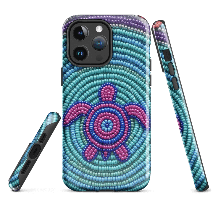 Turtle Faux-Beadwork iPhone® MagSafe® Tough Case product image (4)
