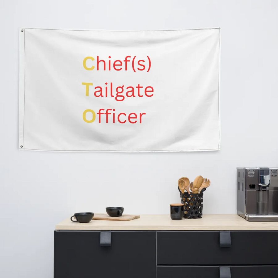 Chief(s) Tailgate Officer Flag product image (6)