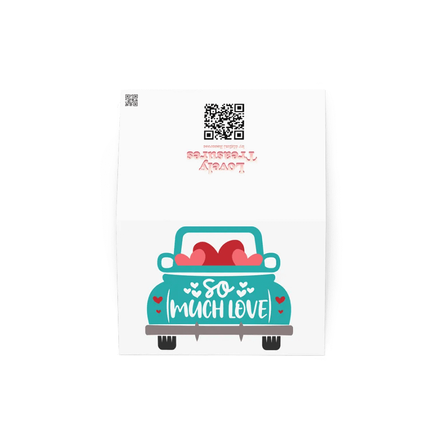 So Much Love Truck Greeting Card product image (7)