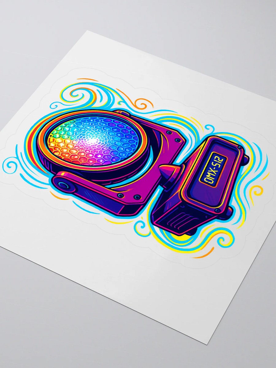 Theatrically Jerry: "Whimsical Bee-Eye" Moving Head Wash Light Stickers product image (7)