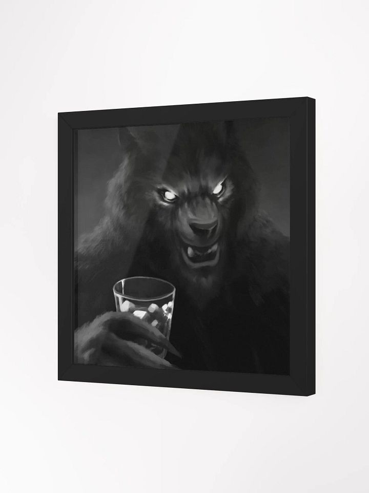 Sippin With Sin Werewolf Framed Art product image (2)