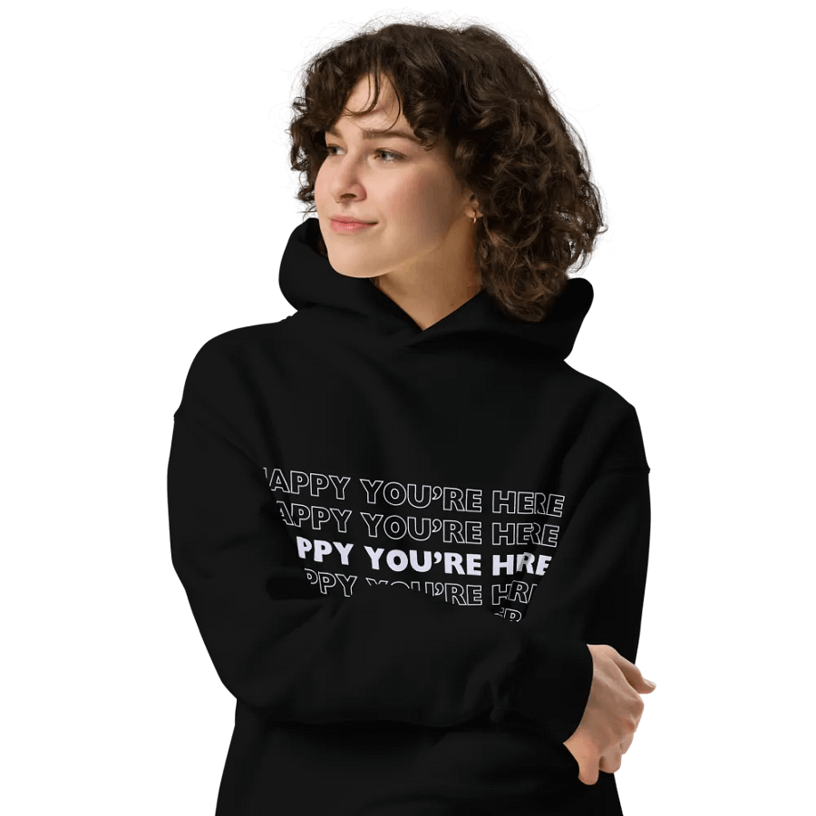 Happy You're Here Oversized Hoodie product image (4)
