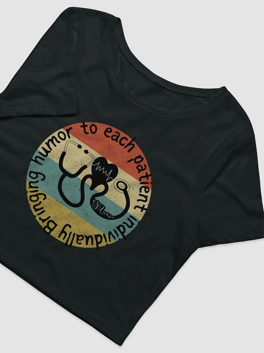 Bringing humor to each patient individually Crop Tee product image (7)
