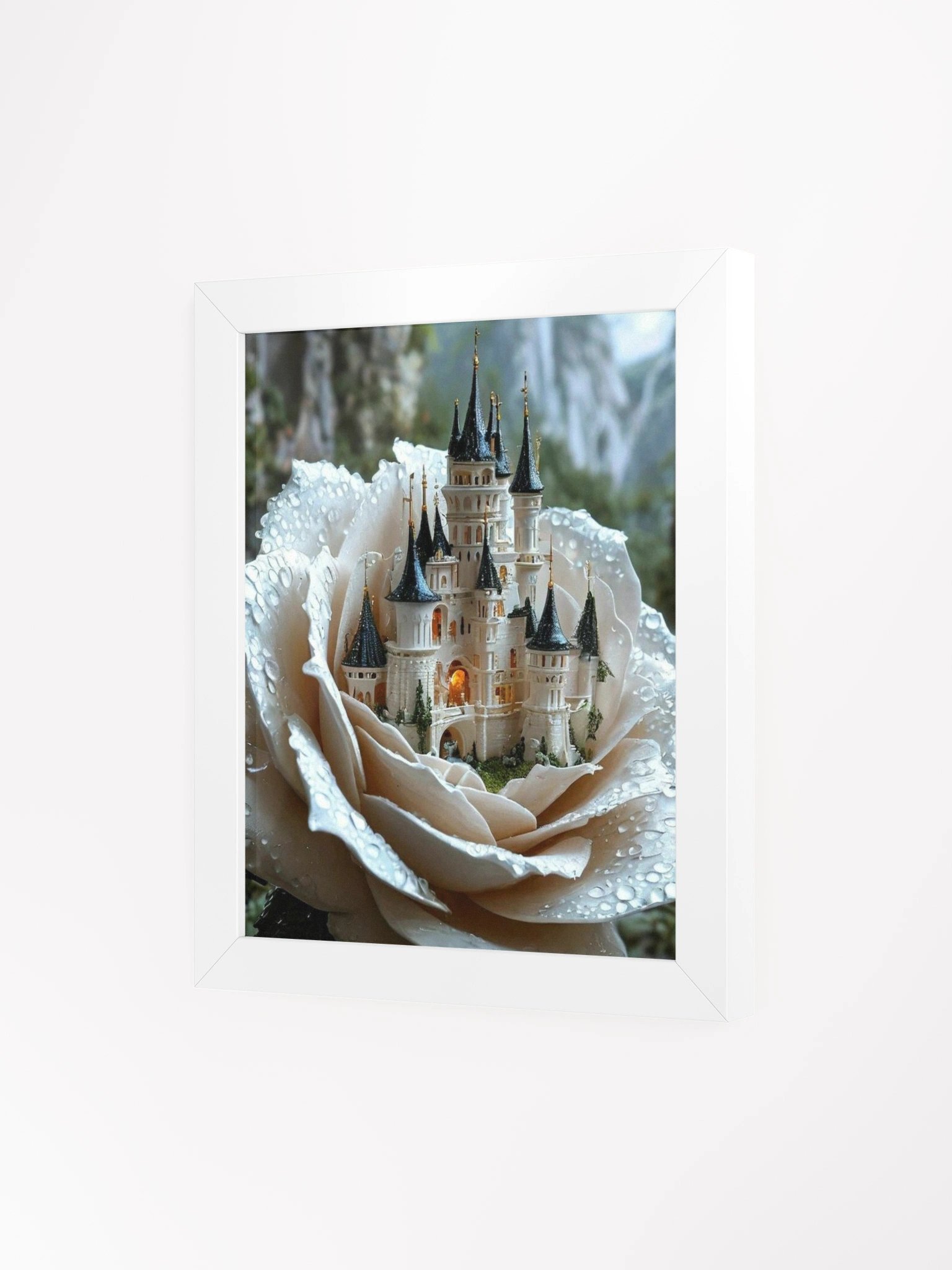 Enchanted Rose Castle Framed Poster product image (3)