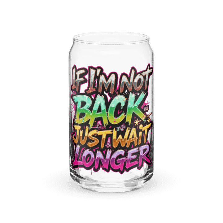 Graffiti Vibes Can-Shaped Glass product image (2)