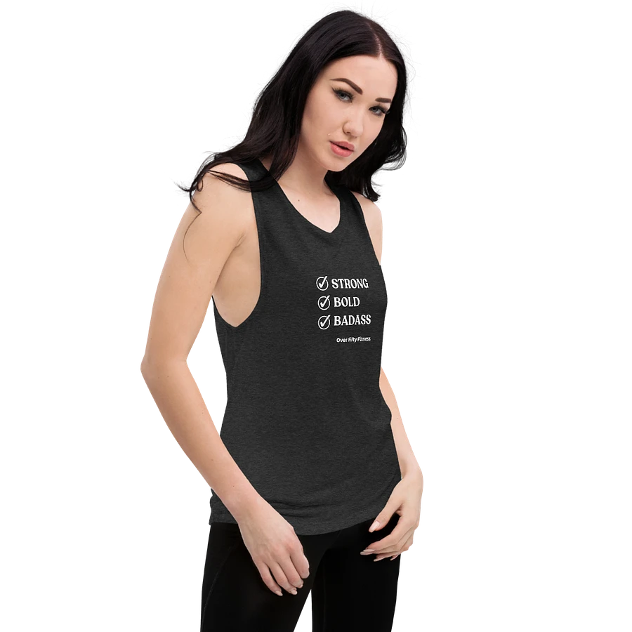 Badass - tank (white lettering) product image (12)