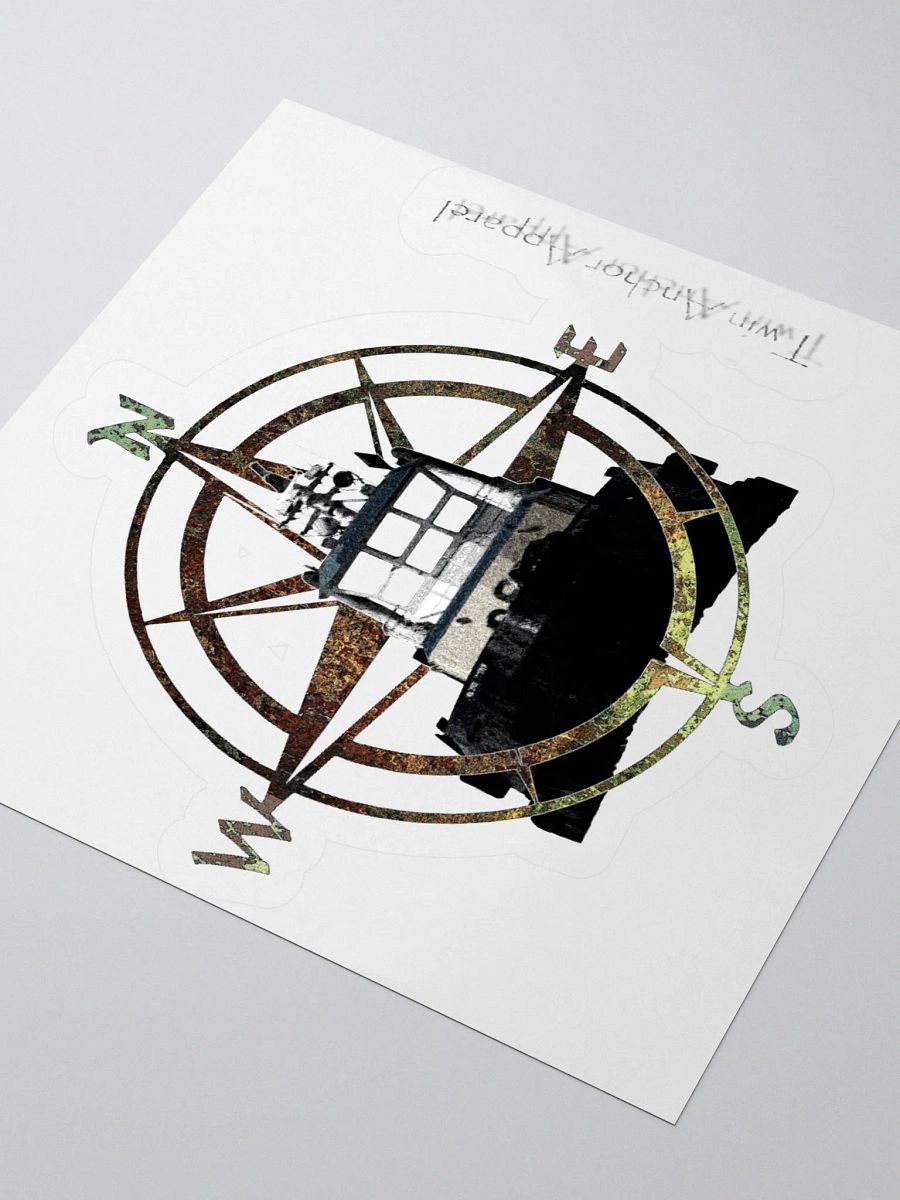 Compass Rose Pacific Titan Kiss Cut Stickers product image (10)