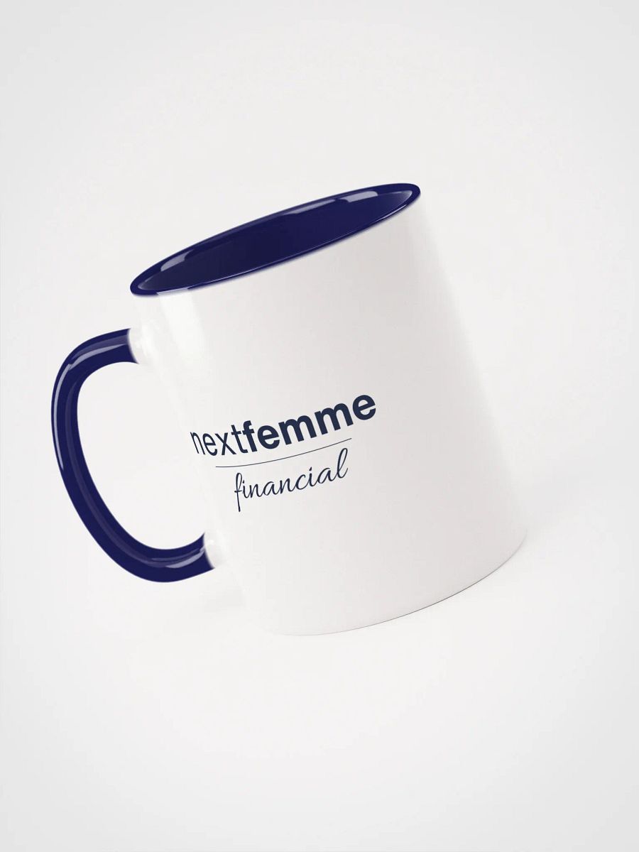 Repeated Ceramic Mug with Navy Logotype product image (3)