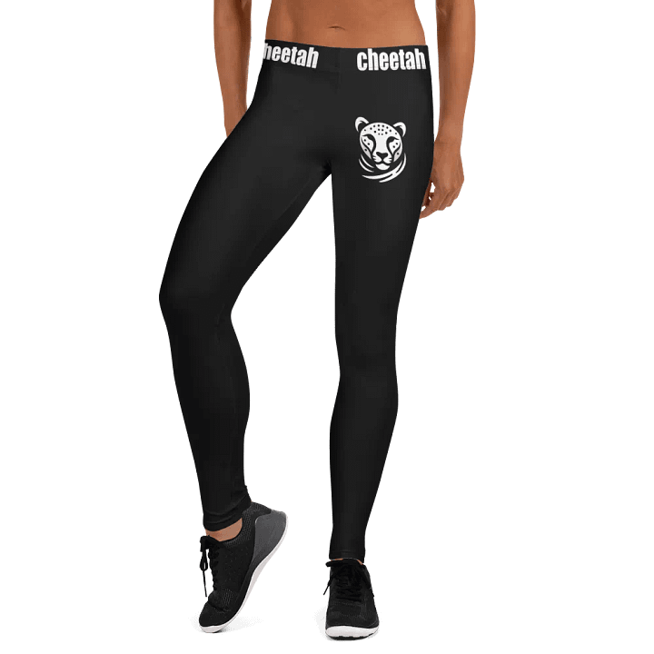 cheetah leggings black product image (2)