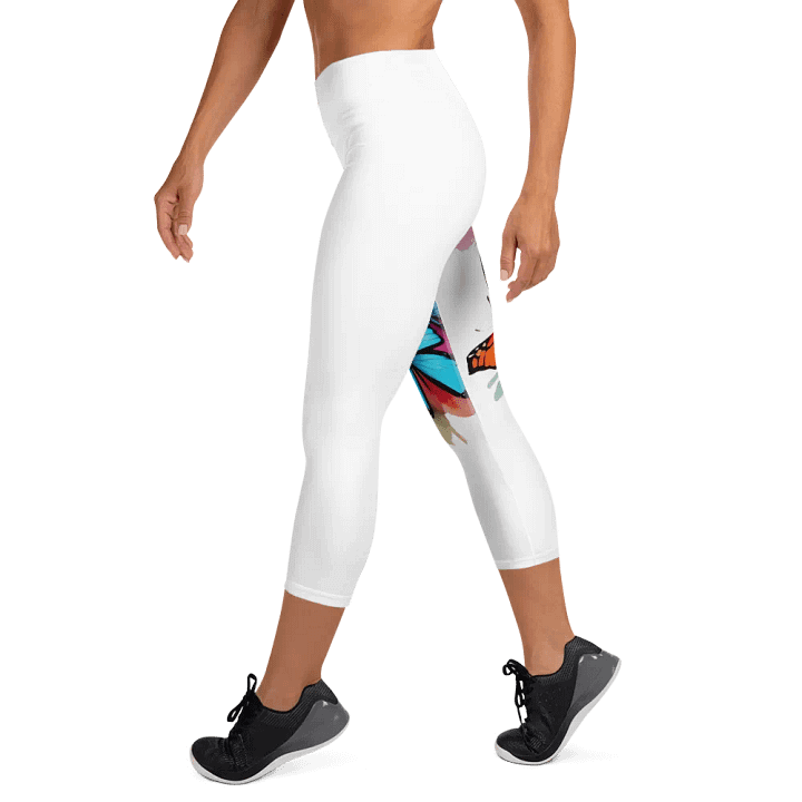 Yoga Capri Butterfly Leggings product image (2)