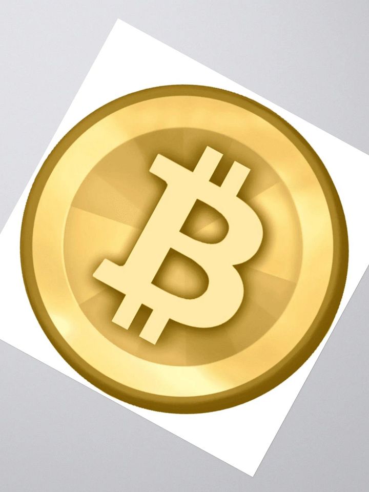 Original Bitcoin Logo Sticker product image (2)