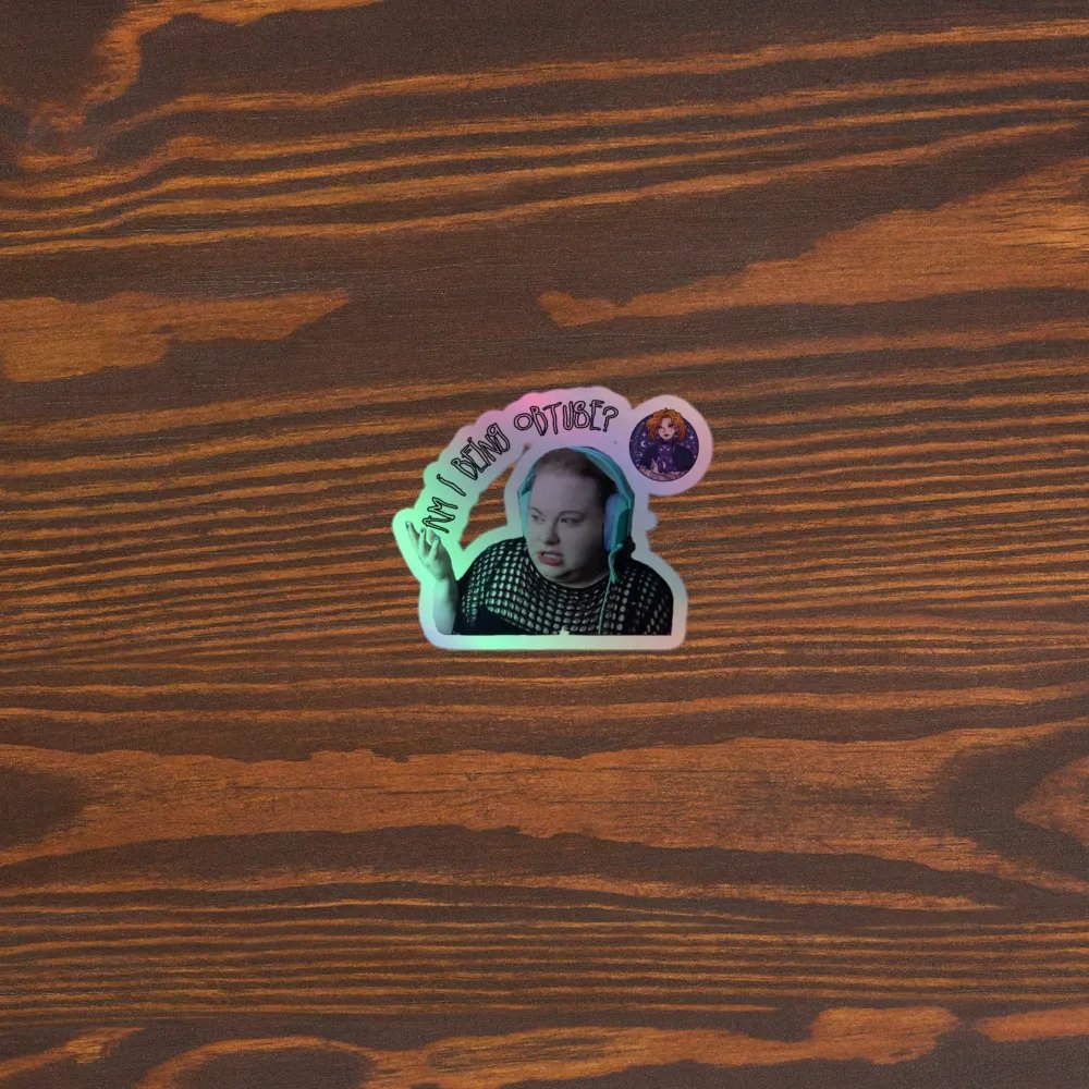 Am I BEing obTUSE? sticker product image (5)