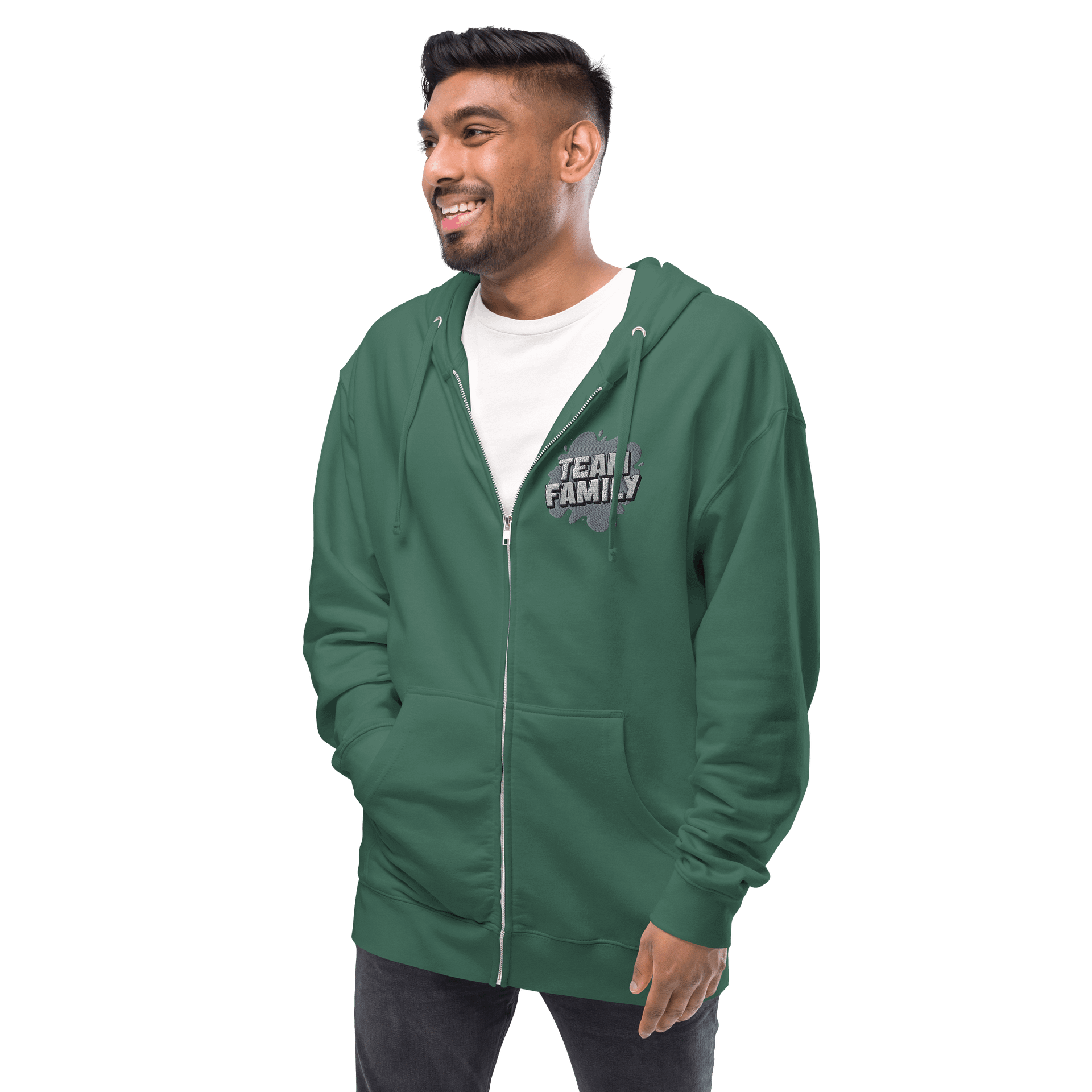 Team Family Zip-Up Embroidered Hoodie product image (50)