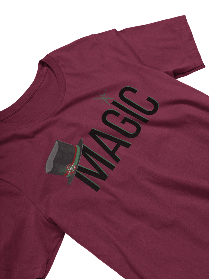 Magic Christmas Typography Bella Canvas Supersoft T-Shirt product image (2)