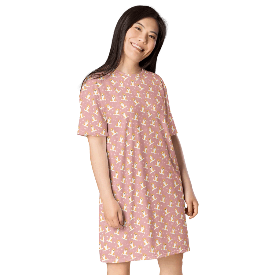 Pink Corgi Dress product image (5)