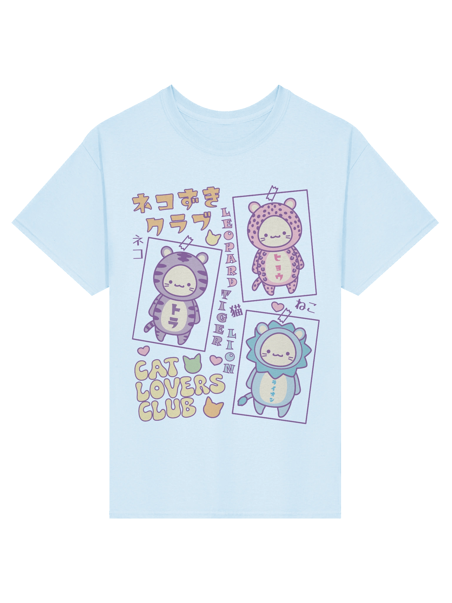 CAT LOVERS CLUB 1 - Unisex Adult Heavyweight T-shirt product image (2)