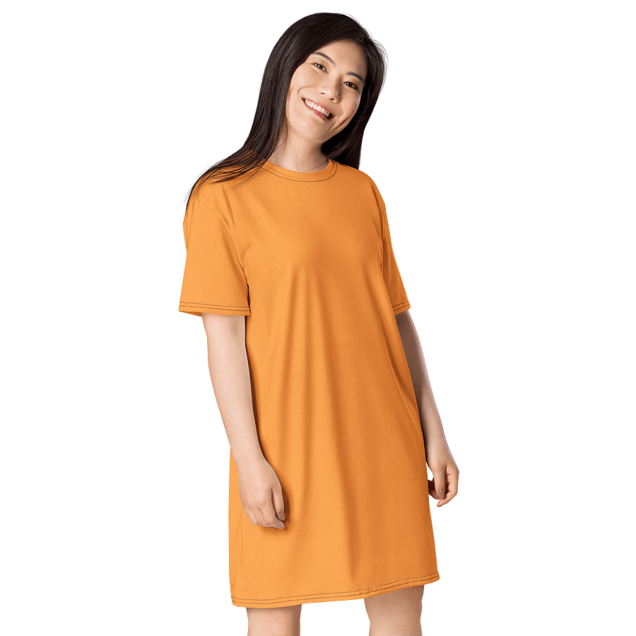 Texas Rose Oversized T-Shirt Dress | Stretchy Fabric | Casual or Formal Style | Sizes 2XS-6XL | Exclusive Design product image (4)