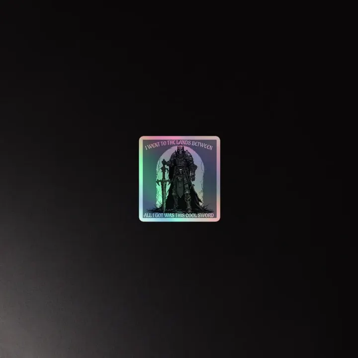 Lands Between Knight Holographic Sticker Set product image (2)