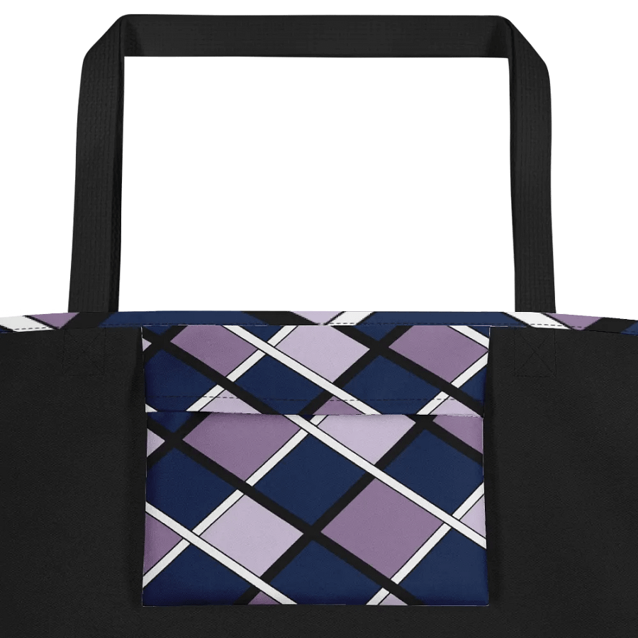 Vibrant Geometric Grid All-Over Tote Bag product image (2)