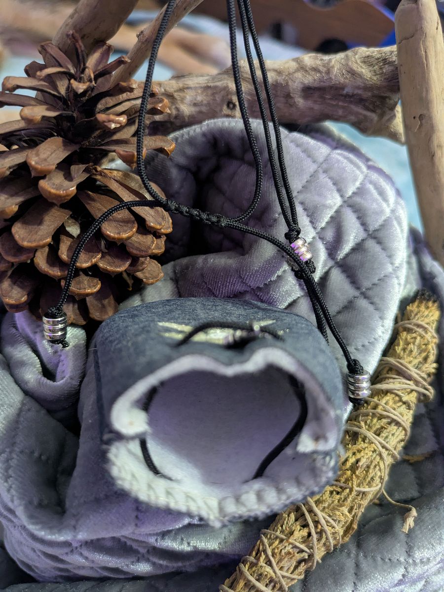 Goddess Moon Pouch Necklace product image (3)