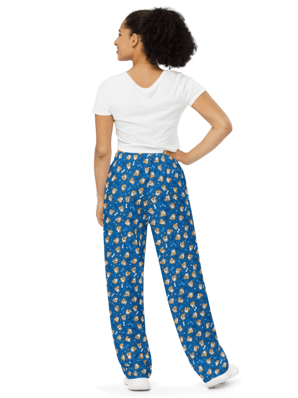Pomeranian Blue Wide-Leg Pants product image (2)