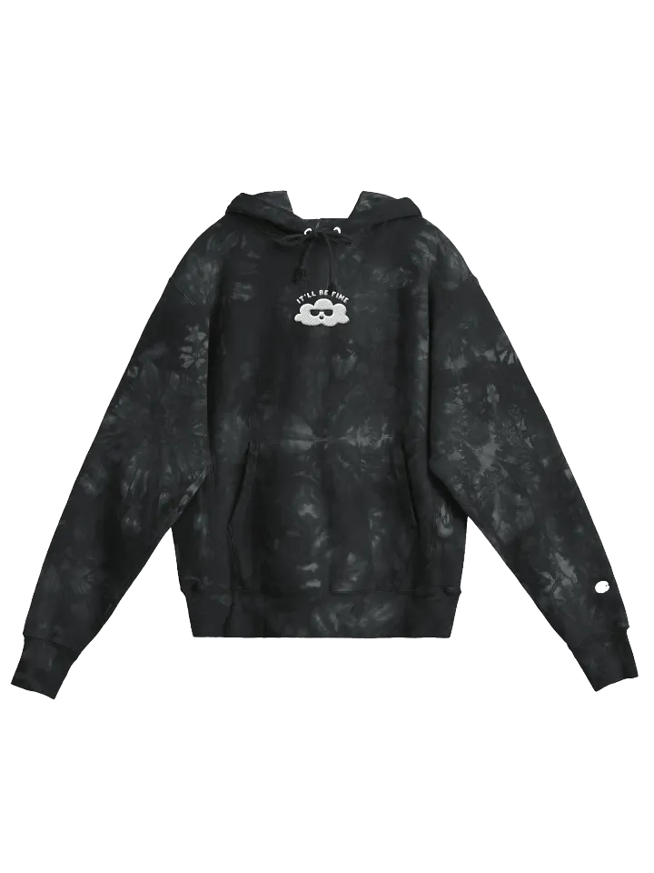 It'll Be Fine Tie Dye Hoodie (embroidered) product image (1)