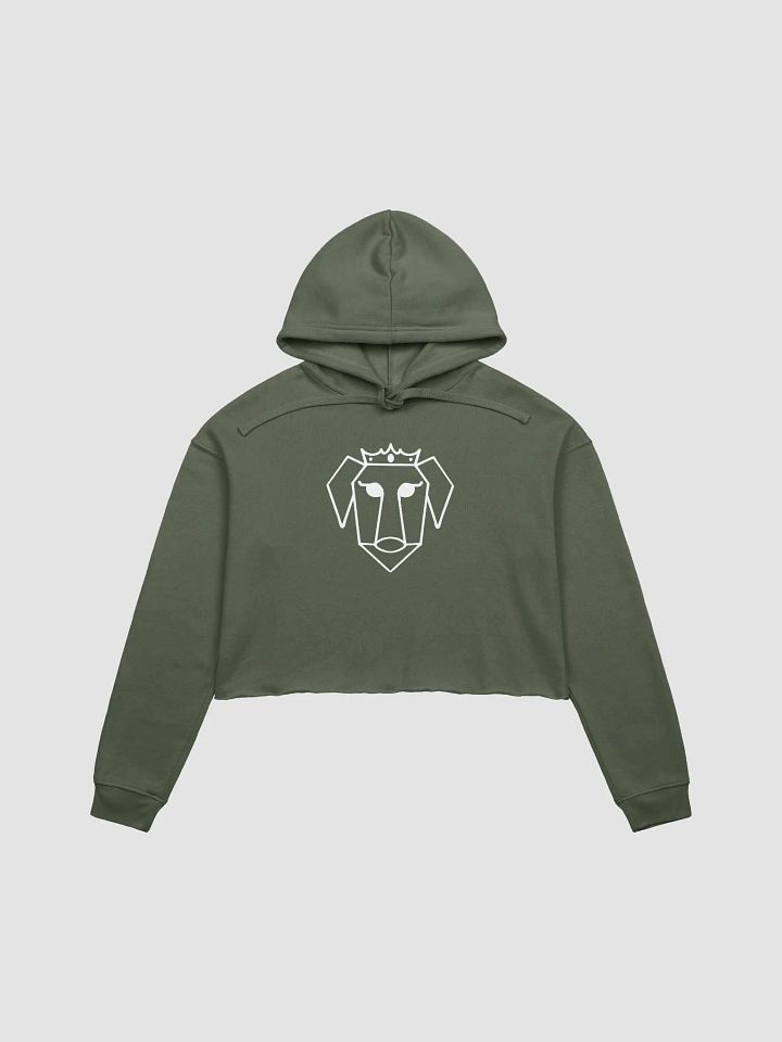 White Xena XP Logo Crop Hoodie product image (10)