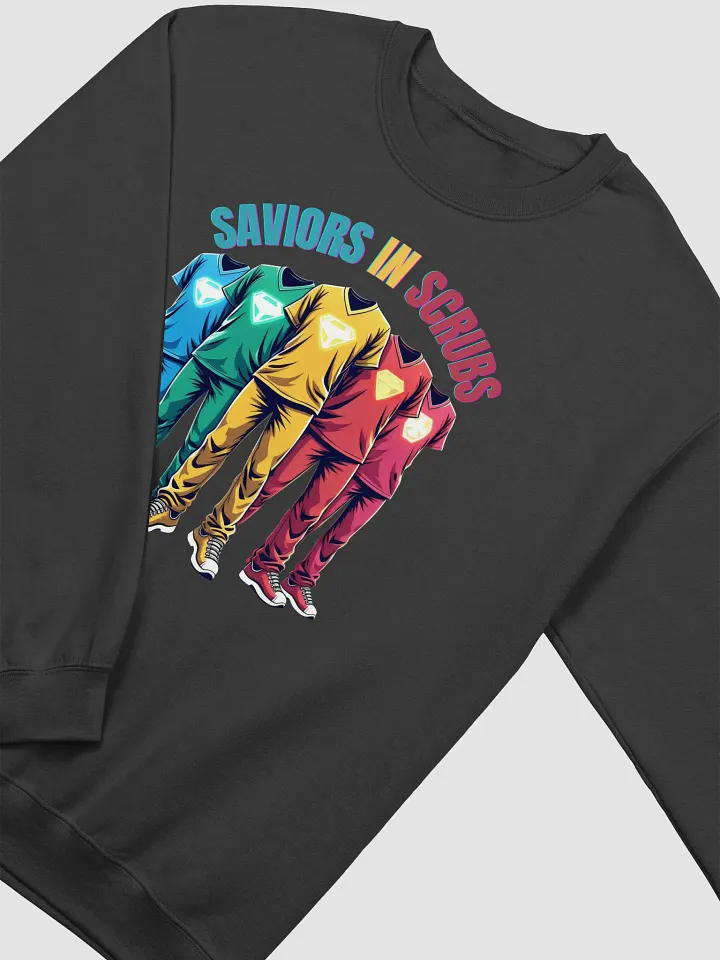 Saviors in Scrubs Superhero Crewneck Sweatshirt product image (17)