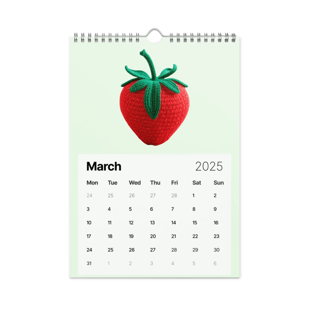 CozyAvocado's Healthy 2025 Calendar Fruity Edition product image (4)