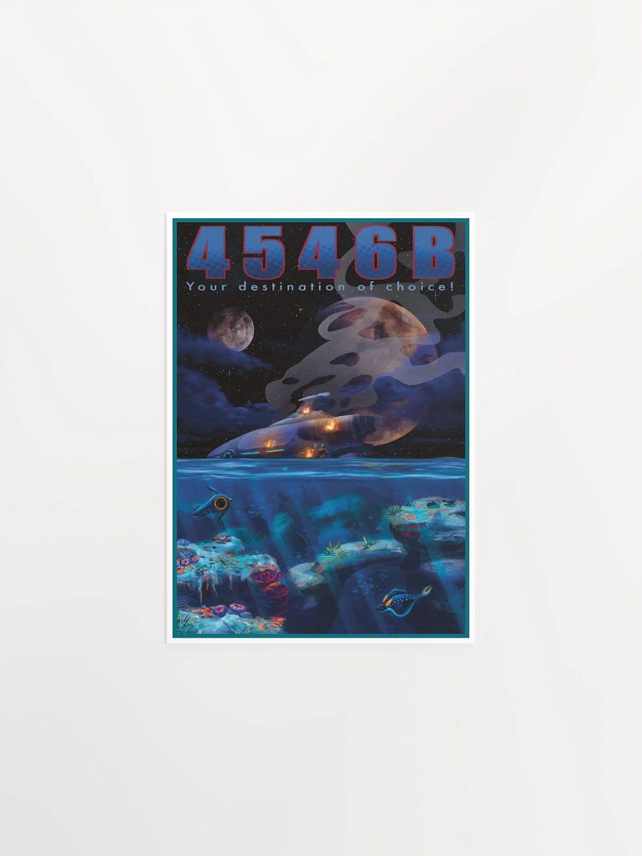 4546B (night version) Subnautica poster product image (1)