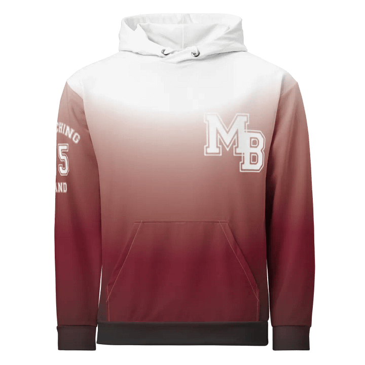 Burgundy Marching Band 25 Varsity Hoodie product image (1)