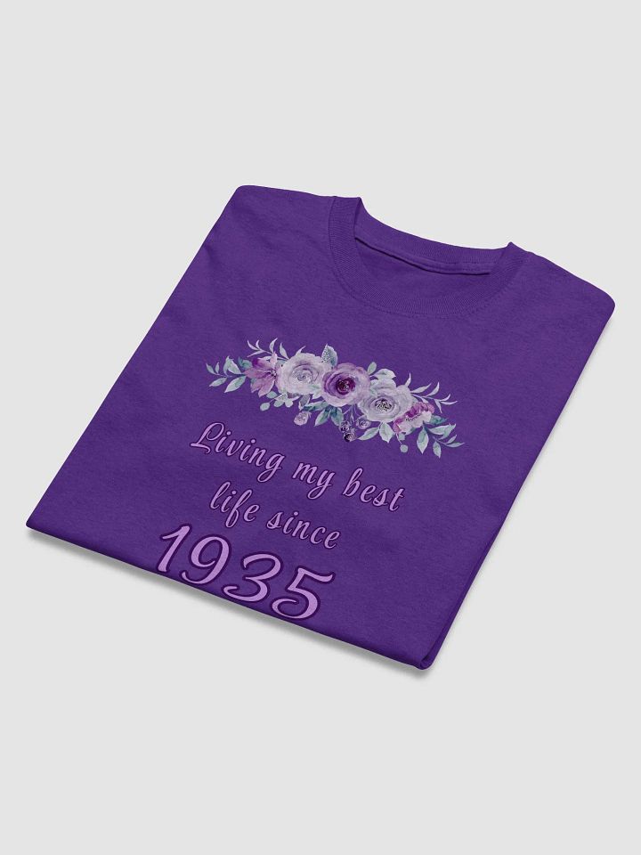 Floral Best Life since 1935 heavyweight Tee product image (1)