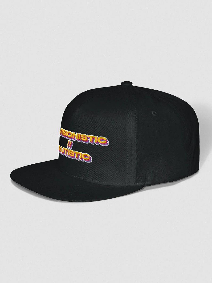 Envisionistic // Autistic Flat Snapback Cap product image (8)