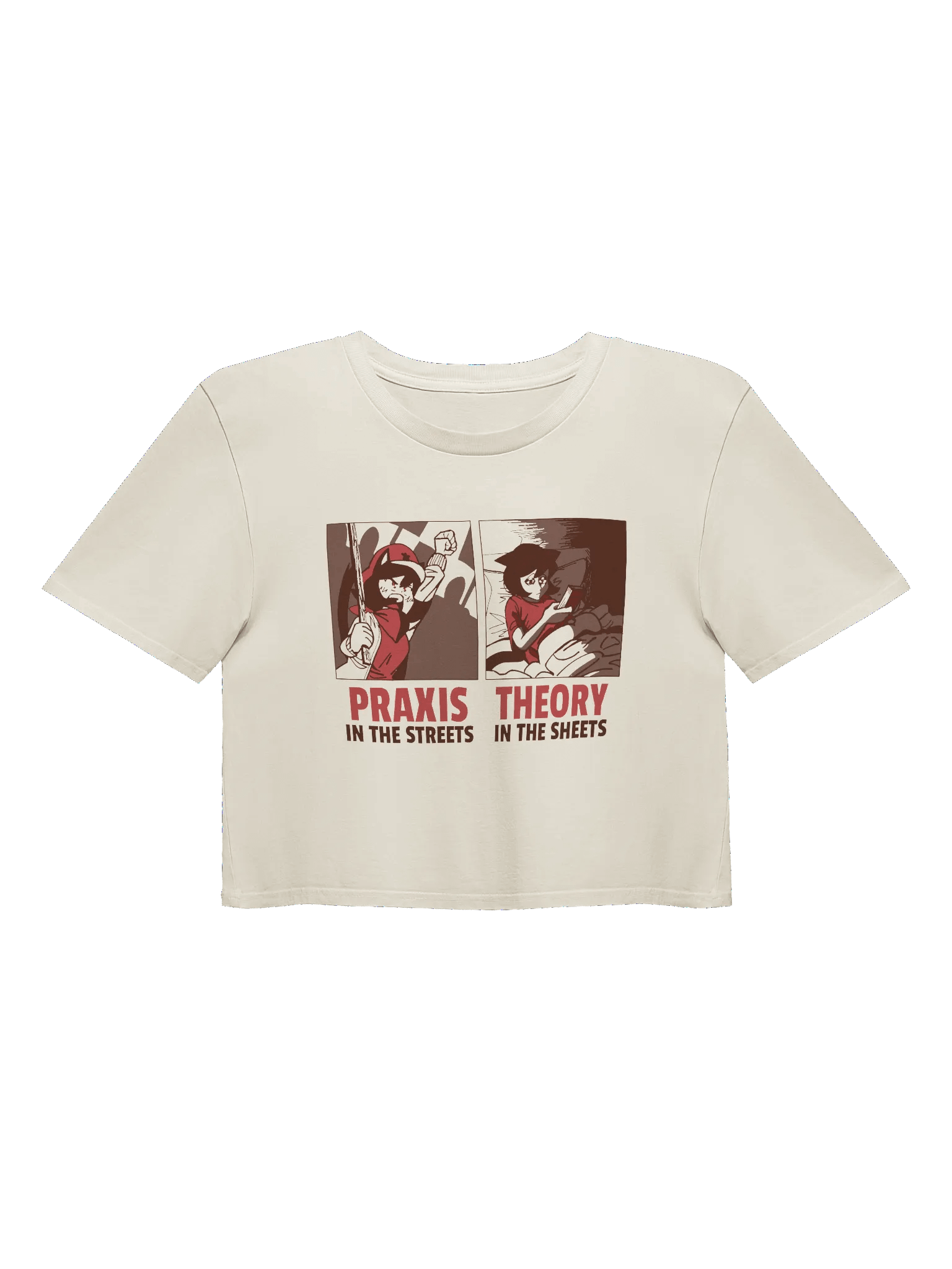 Alunya - “Praxis In The Streets, Theory In The Sheets” Crop-Top product image (1)
