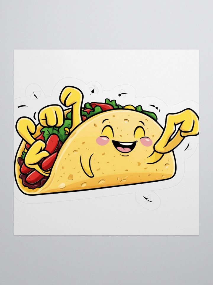 "Taco Tickler" Kiss Cut Sticker product image (1)