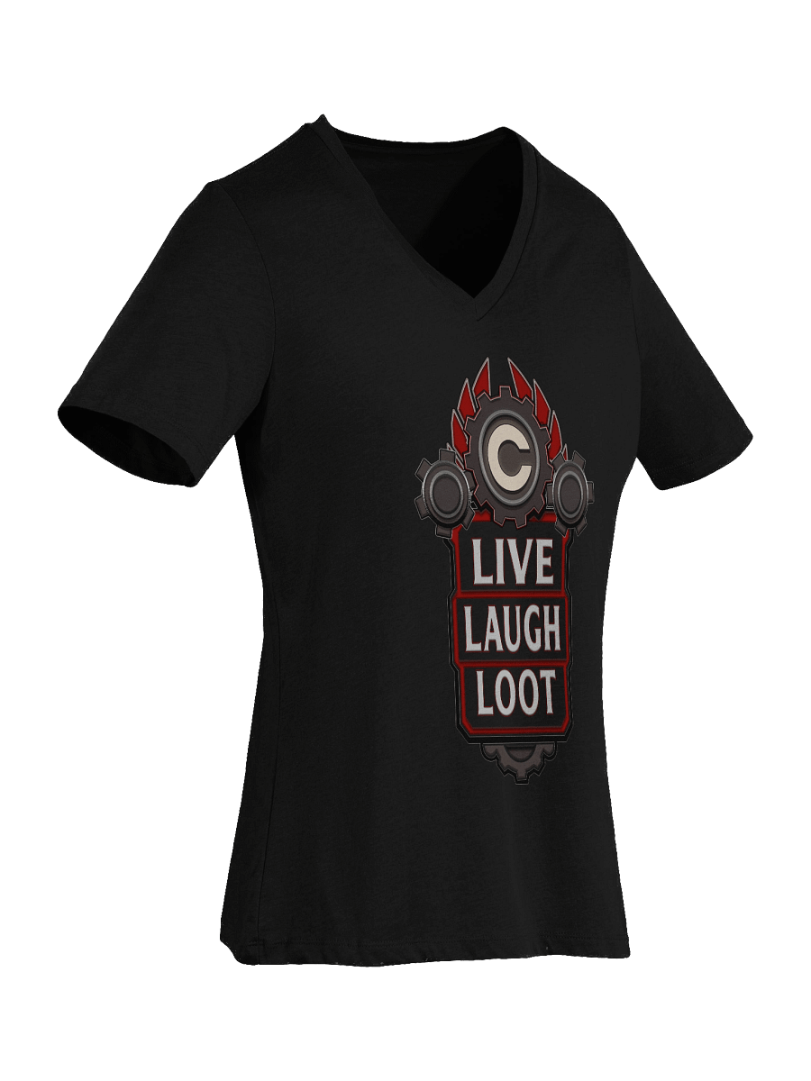 Ladies Live Laugh Loot V-Neck Shirt product image (4)