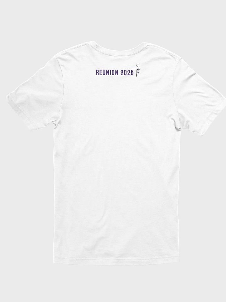 Minimalist Serif Reunion Tee in White product image (2)