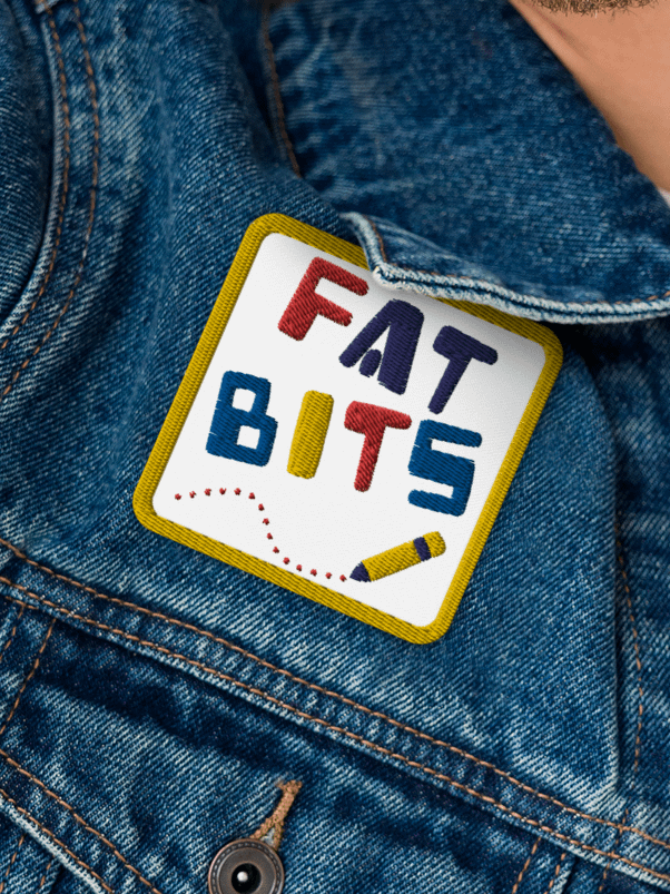 Fat Bits 3 inch patch product image (1)