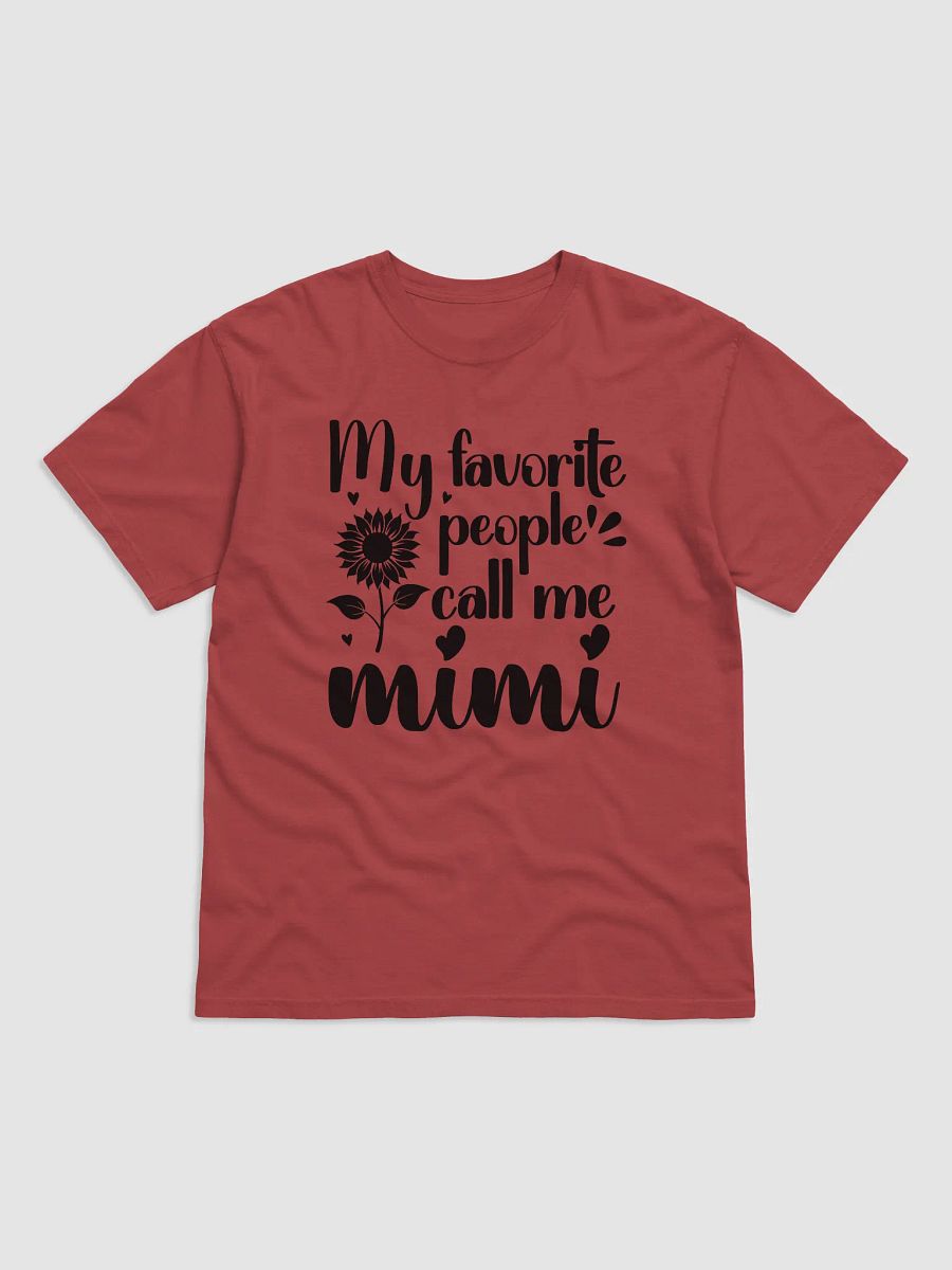 My Favorite People Call Me MIMI, Grandma Comfort Colors T-shirt product image (2)