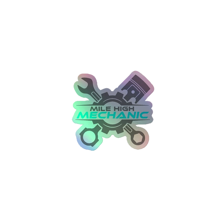 Mile High Mechanic Sticker (Holographic) product image (1)