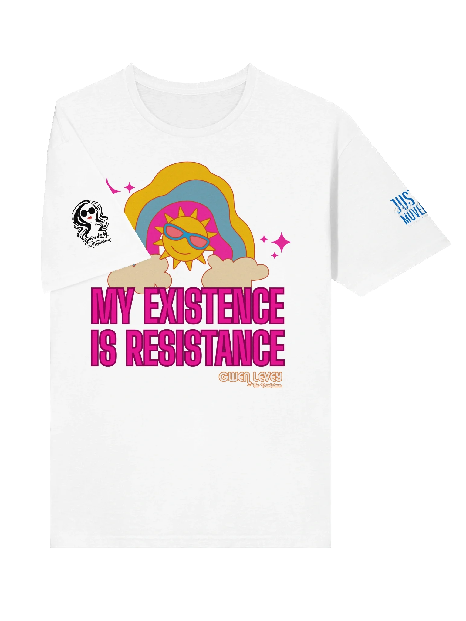 'My Existence is Resistance' Tee - WHITE product image (5)