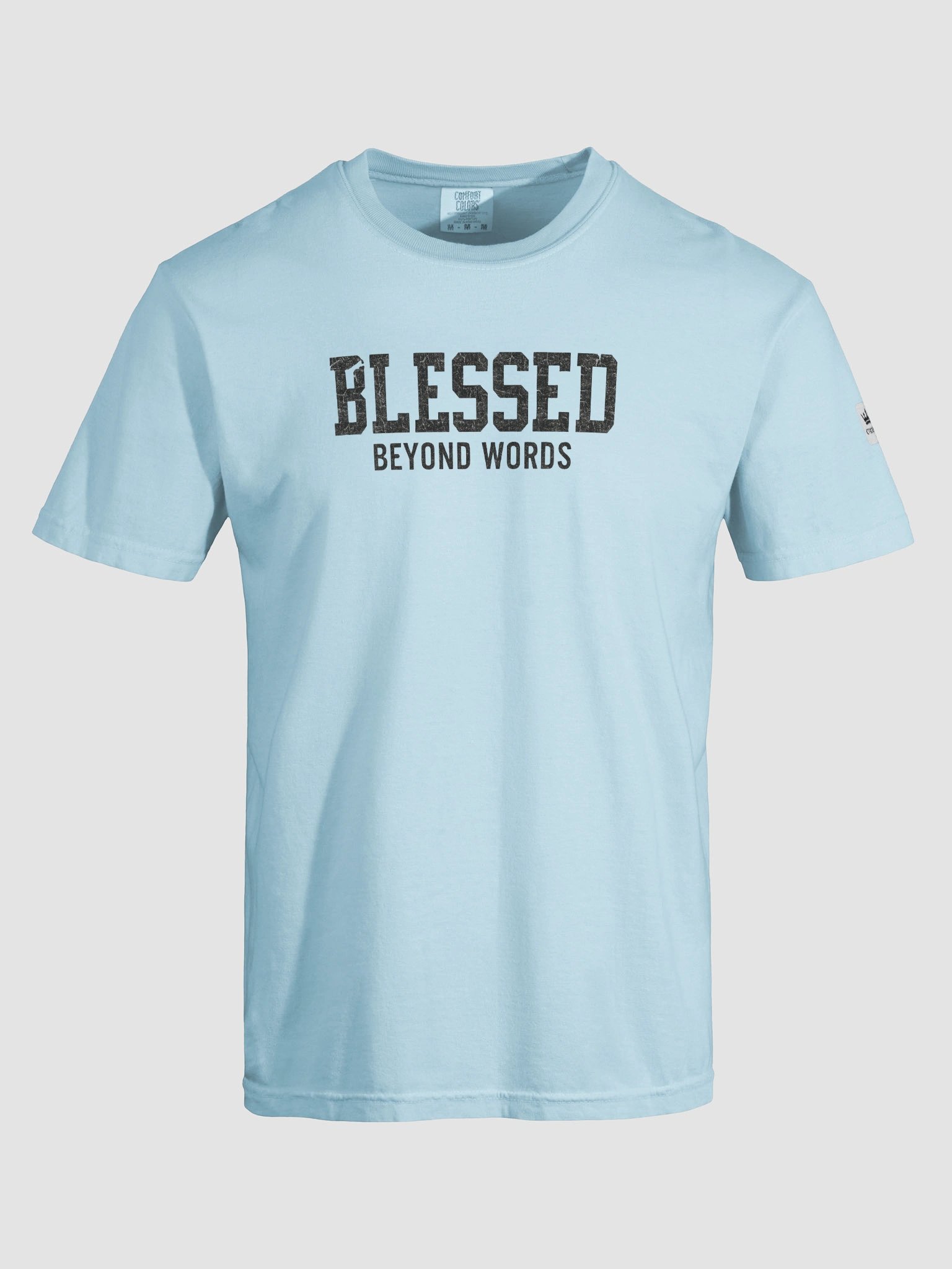 Blessed Beyond Words T-Shirt with Black Graphic product image (7)
