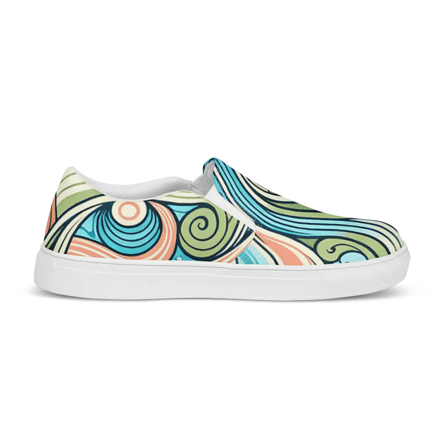 Whimsical Wave Women's Slip-Ons product image (10)