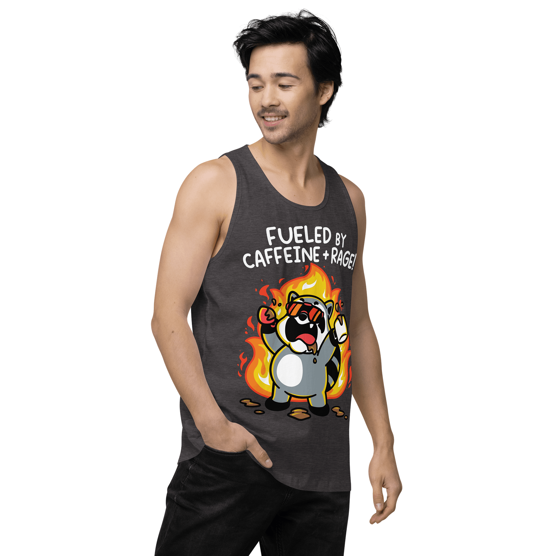 Caffeine & Rage Men's Tank Top product image (17)