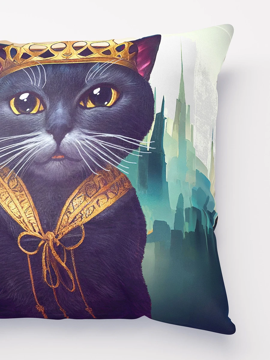 Hail The King - Cat Throw Pillow product image (3)