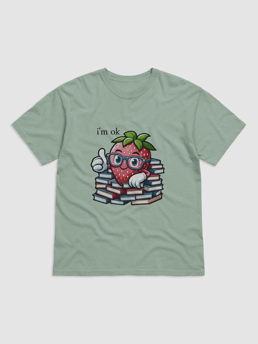 Smiling Strawberry Bookworm T-Shirt product image (5)