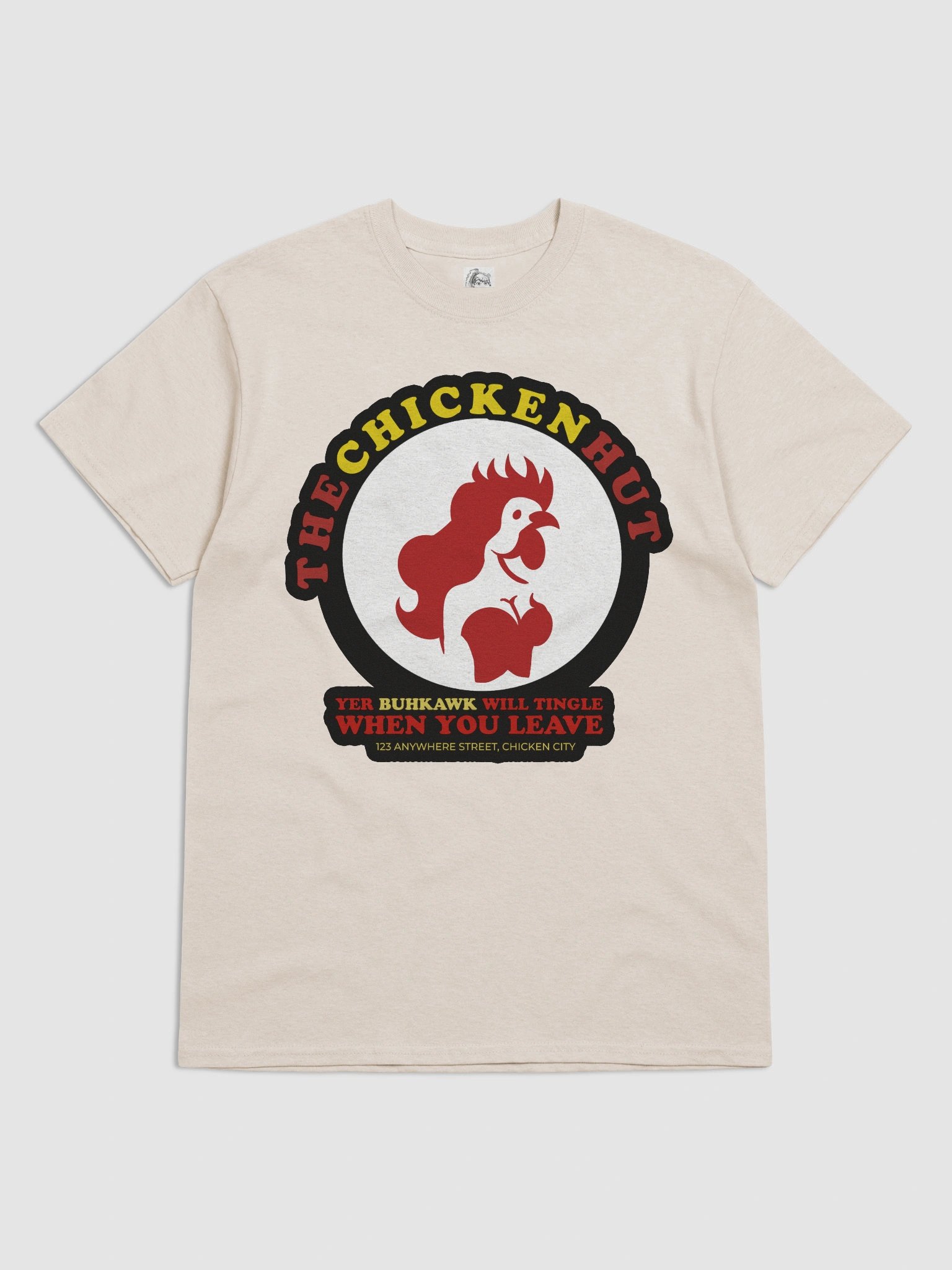 'Yer Buhkawk Tingle' Chicken Hut Lite Tee product image (5)