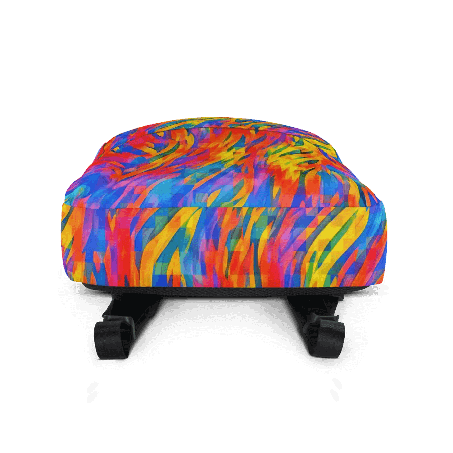 Digital Rainbow Pixels Flow - Backpack product image (5)